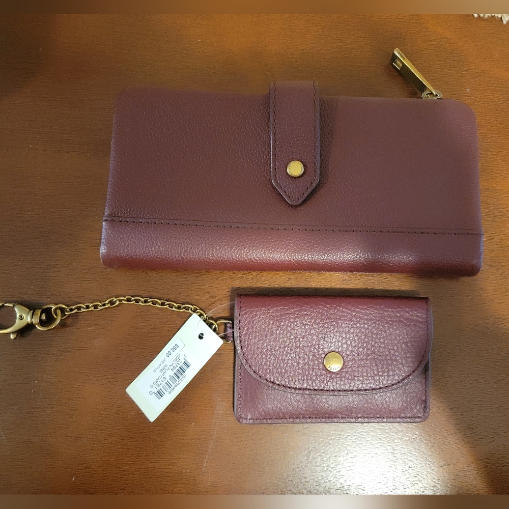 Fossil Lainie Clutch & Card Case bundle